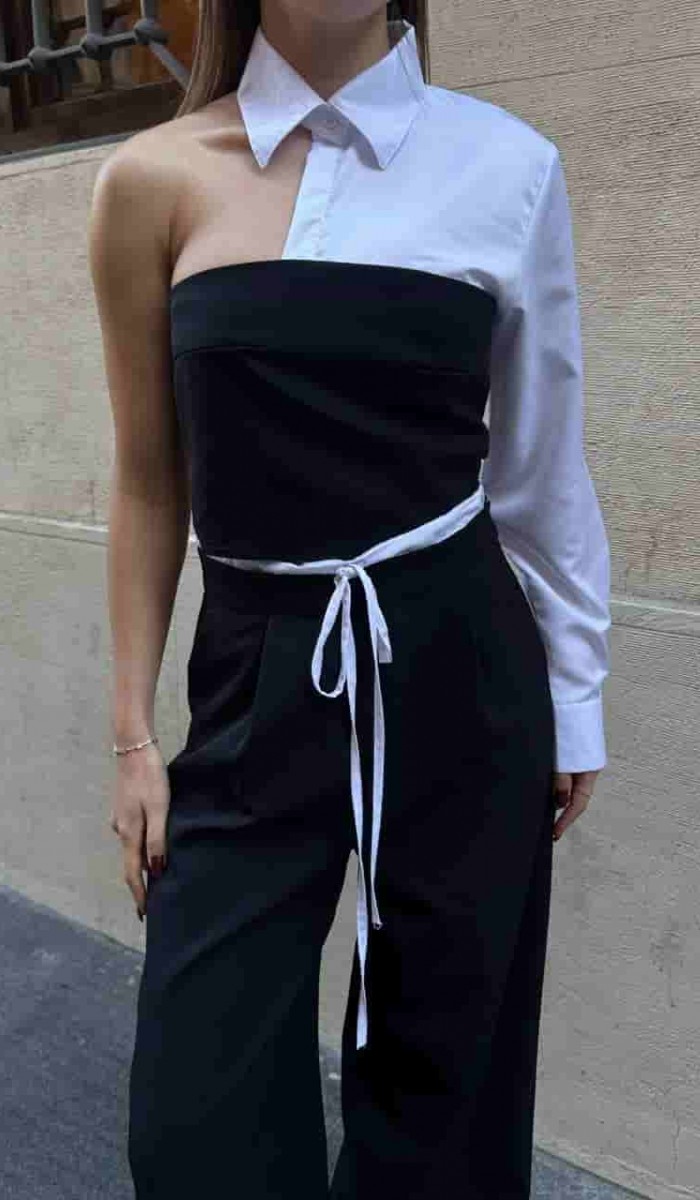 Gömlek Detay Takım 2506 - Siyah