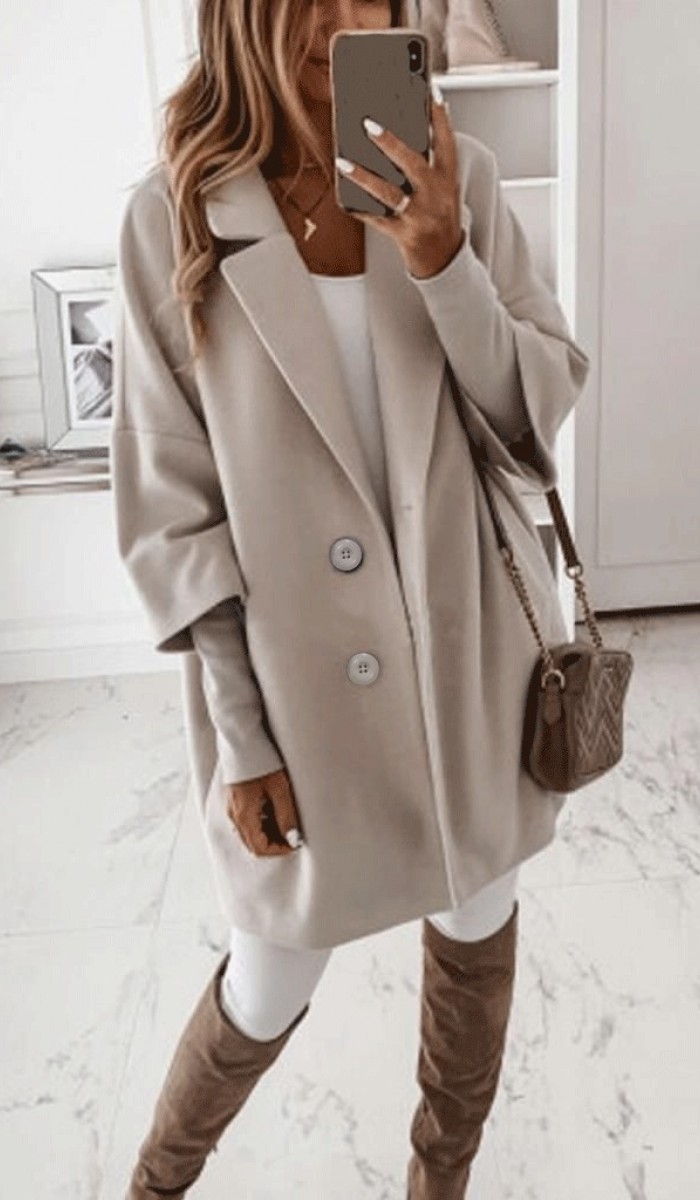 16807 Kaşe Kaban - Kemik