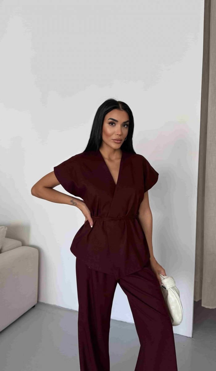 Yelek Takım 2520 - Bordo