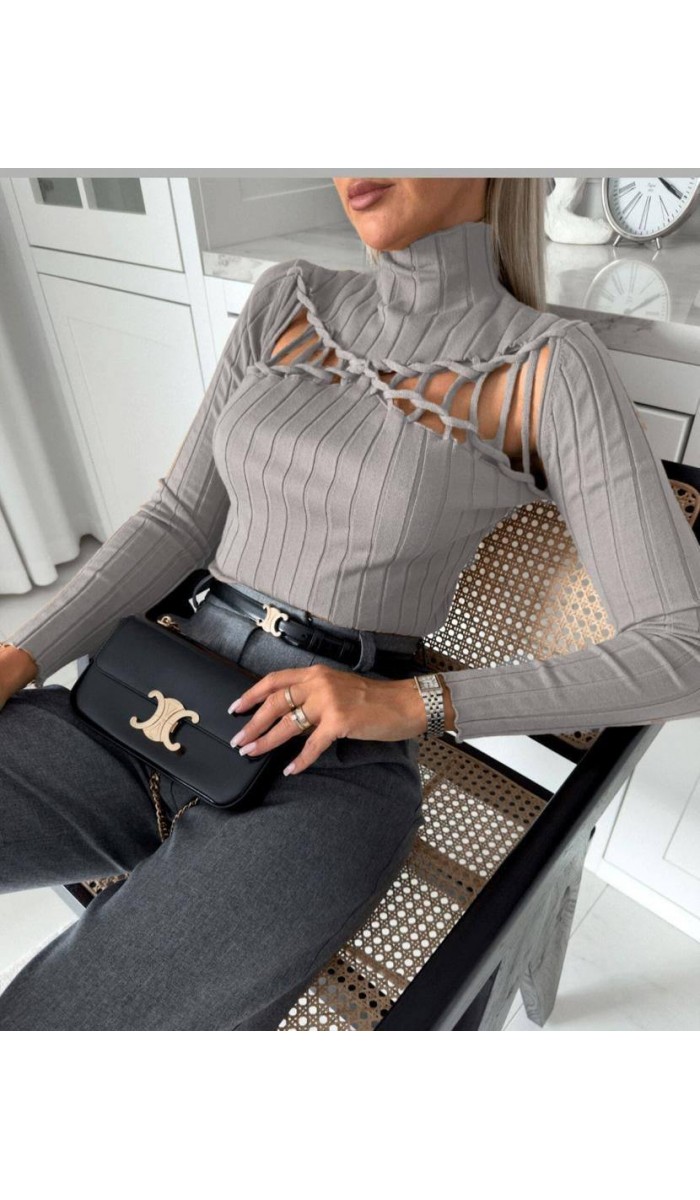 Biritli Kazak 1016 - Gri