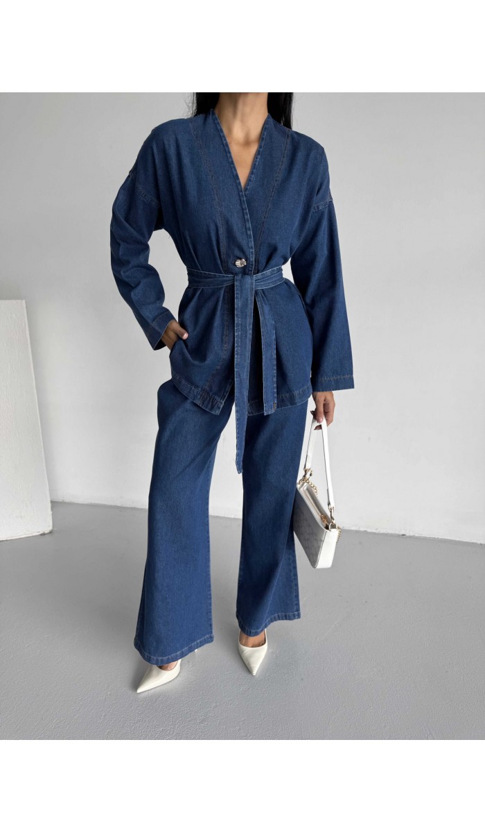 Kimono Kot Takım 1801 - Lacivert