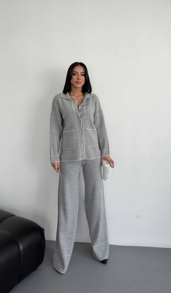 Triko Takım 1015 - Gri Triko Takım 1015 - Gri