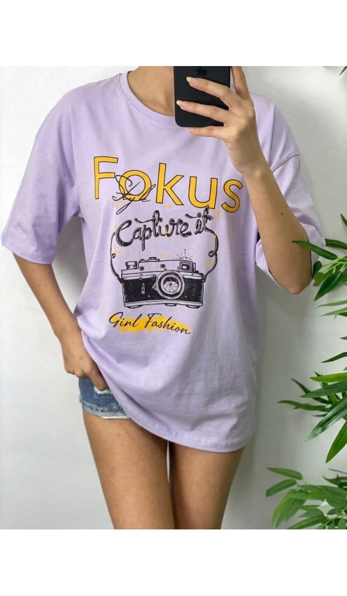 Fokus T-Shirt - Lila