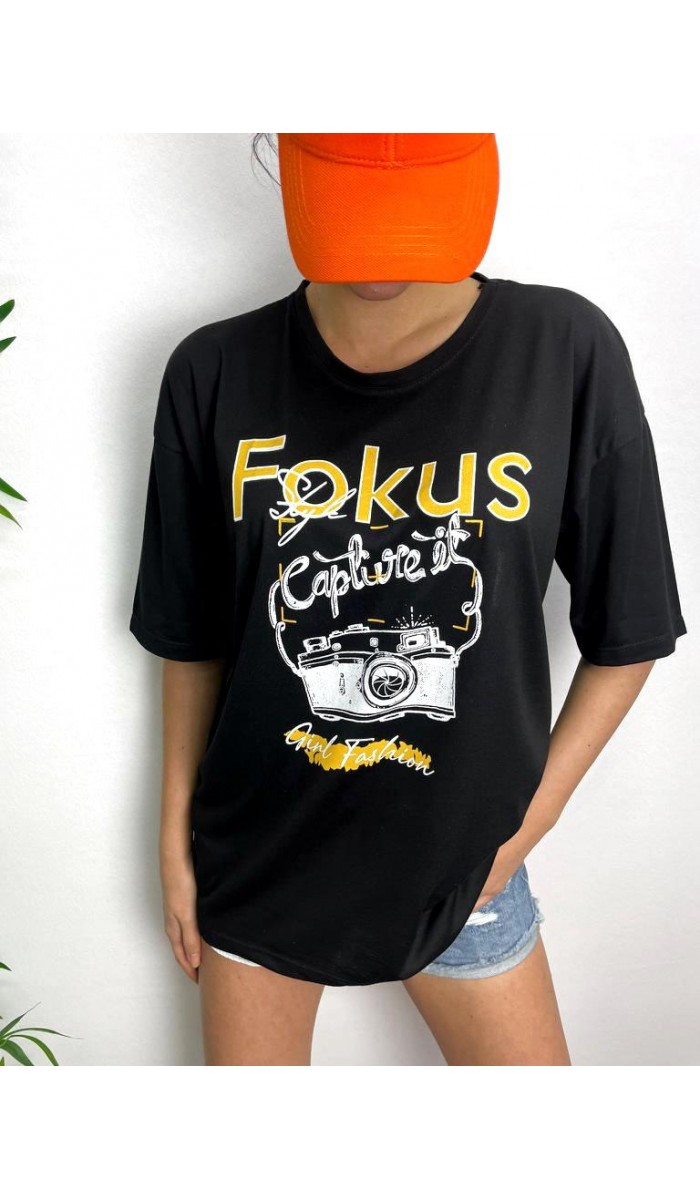 Fokus T-Shirt - Siyah
