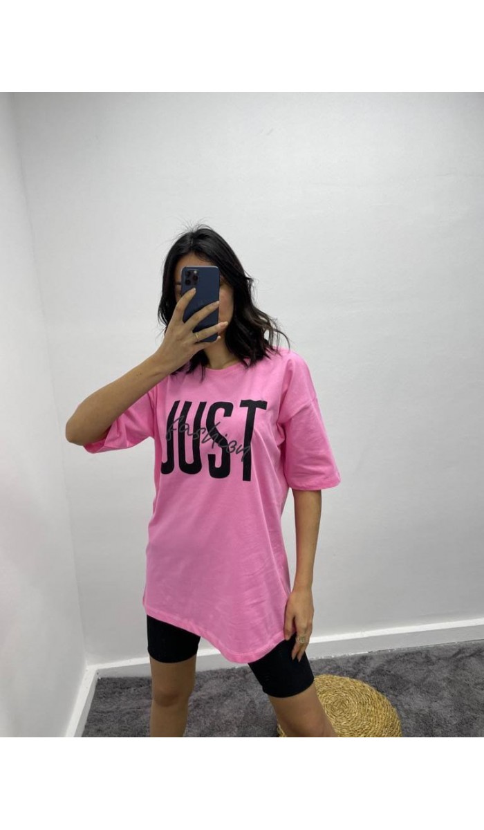 Just T-Shirt - Pembe