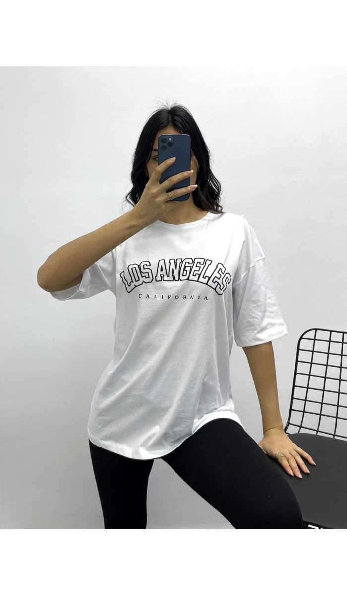 Los Angeles T-Shirt - Beyaz