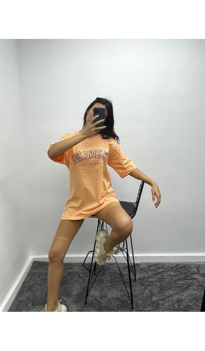 Los Angeles T-Shirt - Turuncu