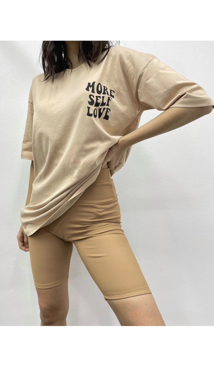 More Self T-Shirt - Bej