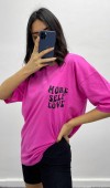 More Self T-Shirt - Fuşya