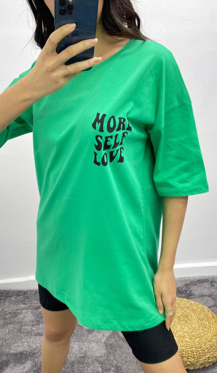 More Self T-Shirt - Yeşil