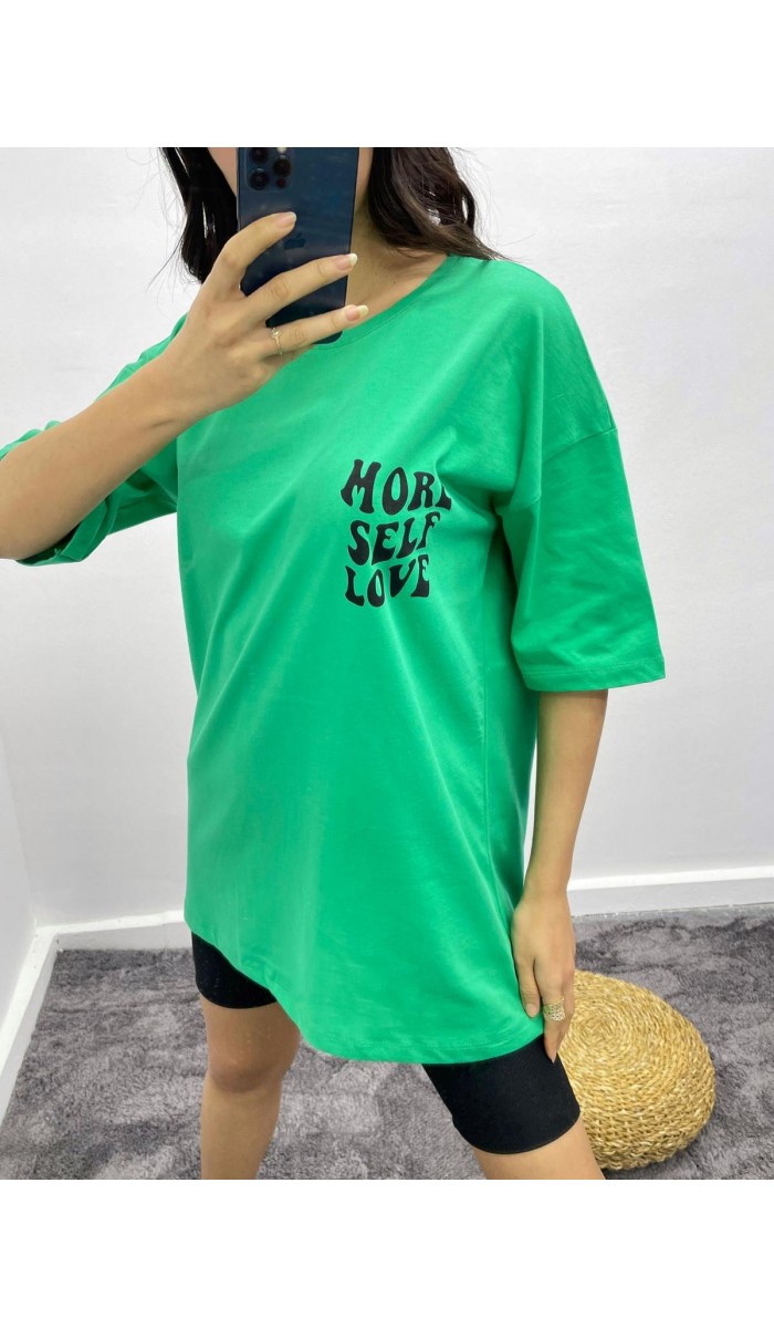 More Self T-Shirt - Yeşil