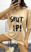 Shut T-Shirt - Bej