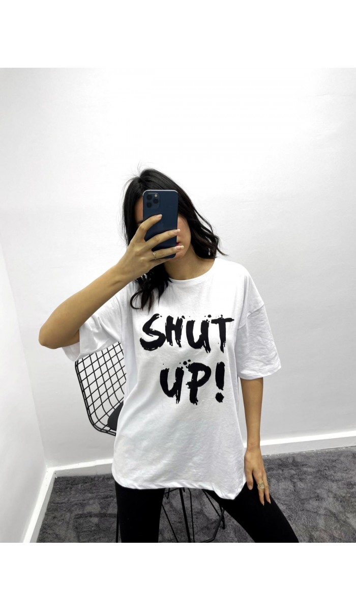 Shut T-Shirt - Beyaz