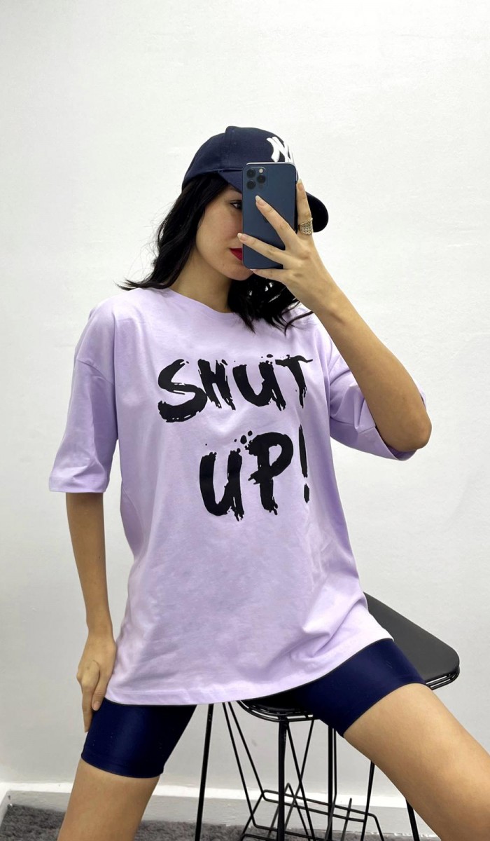 Shut T-Shirt - Lila