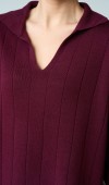 Bordo Triko Pantalonlu Takım