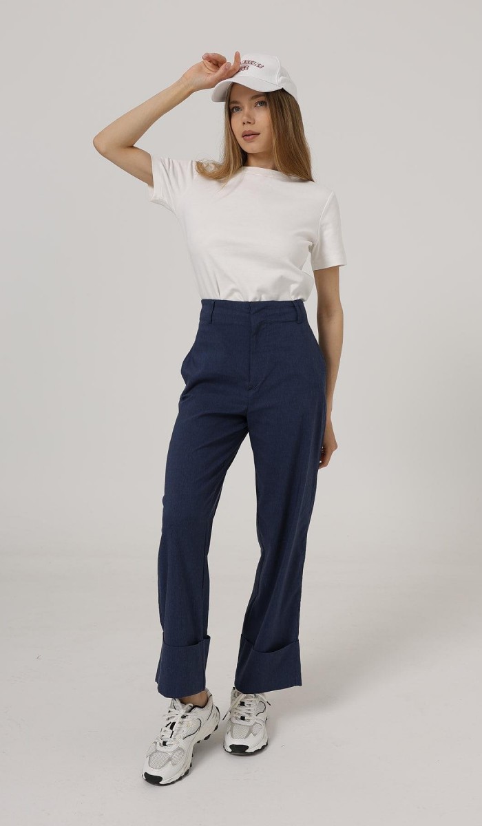 Duble Paça Pantolon - İndigo STD Duble Paça Pantolon - İndigo STD