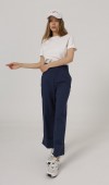 Duble Paça Pantolon - İndigo STD rt20581