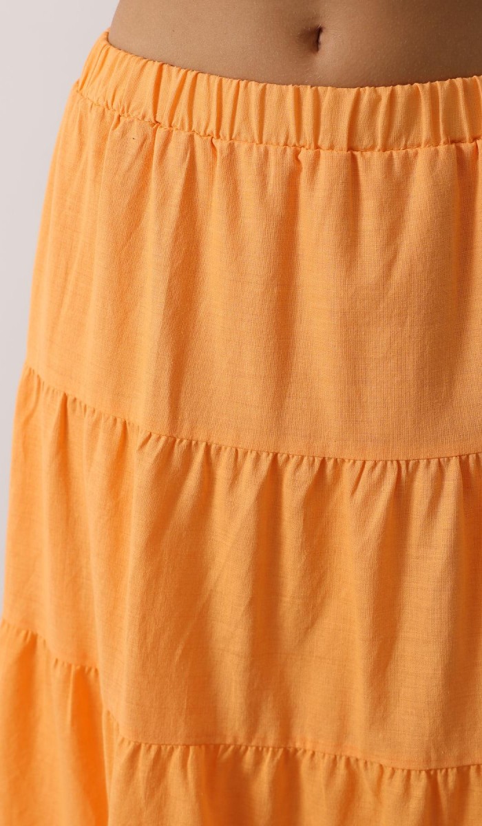 Kat Kat Keten Etek - Kavuniçi STD rt21062