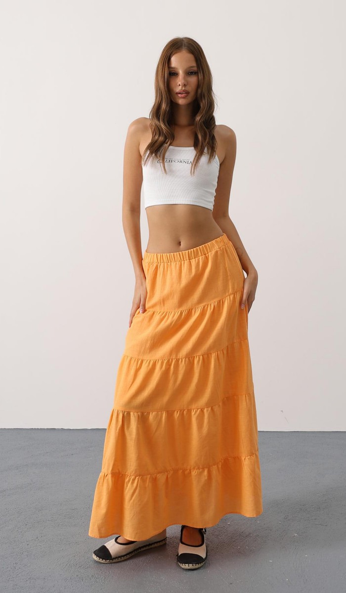 Kat Kat Keten Etek - Kavuniçi STD rt21062