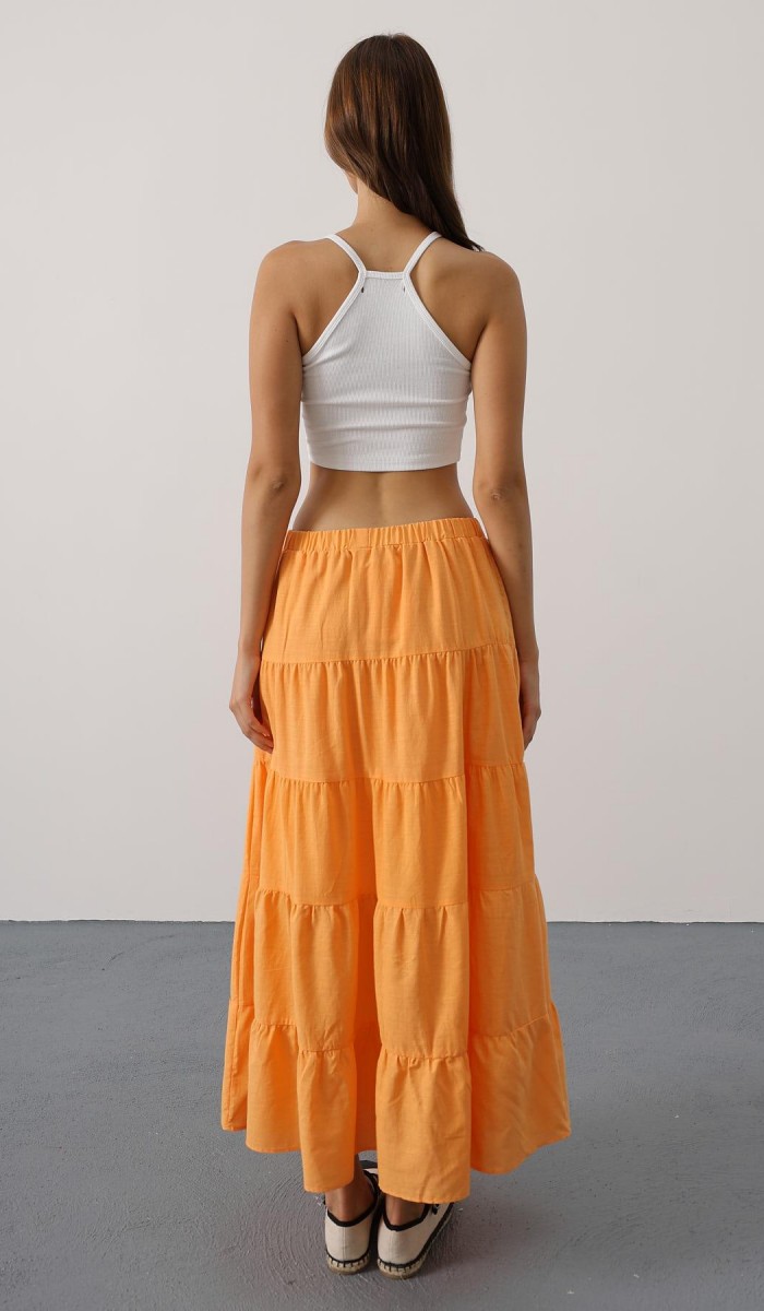 Kat Kat Keten Etek - Kavuniçi STD rt21062