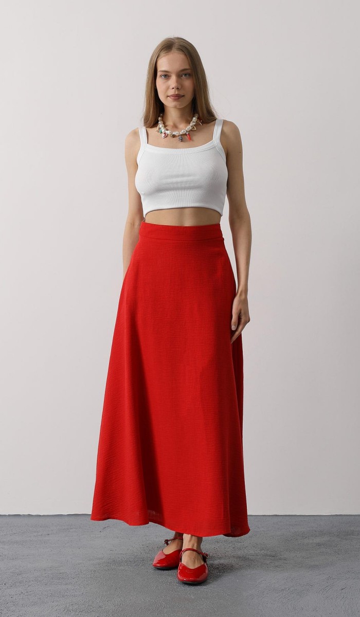Keten Etek - Kırmızı STD rt20614