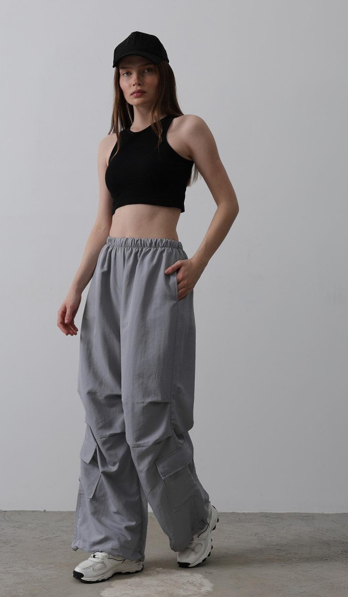 Paraşüt Cargo Pantolon - Antrasit STD