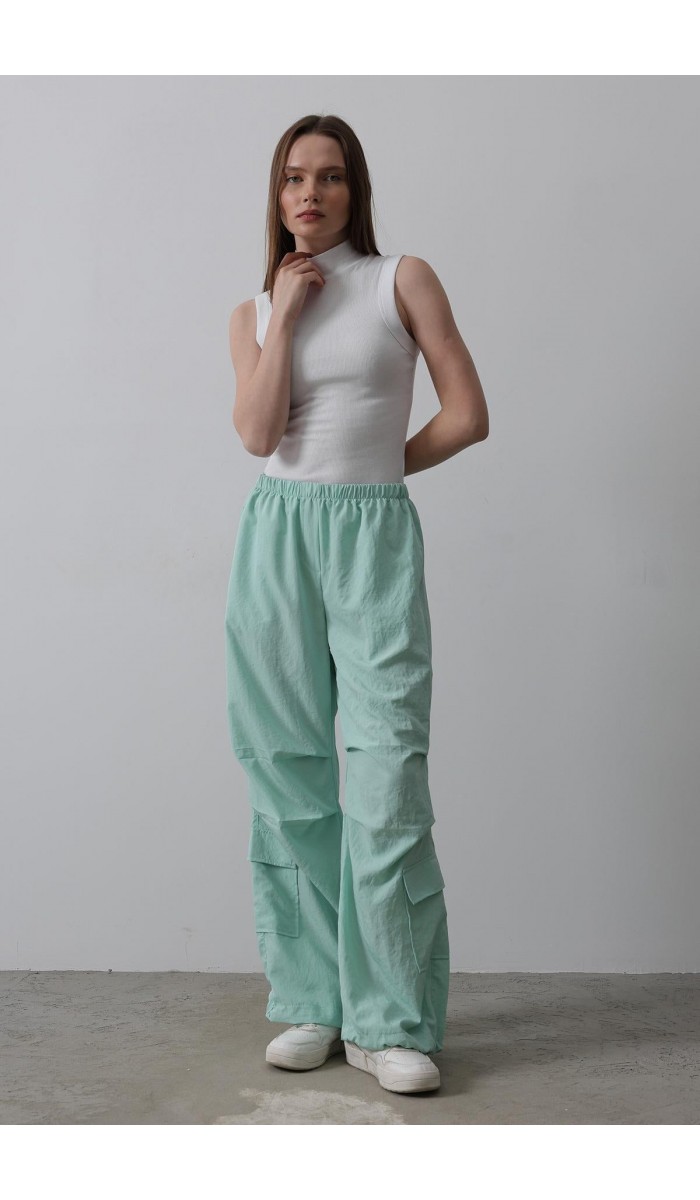 Paraşüt Cargo Pantolon - Mint STD Paraşüt Cargo Pantolon - Mint STD