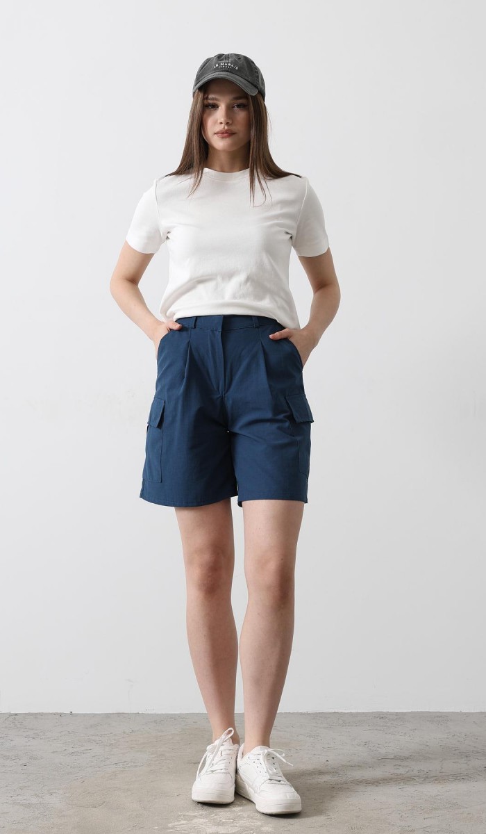 Cargo Cepli Şort - İndigo STD Cargo Cepli Şort - İndigo STD