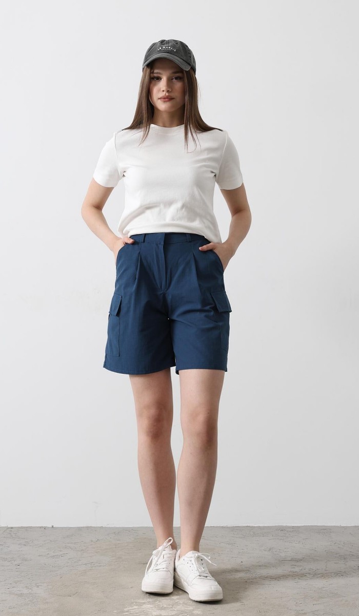 Cargo Cepli Şort - İndigo STD Cargo Cepli Şort - İndigo STD