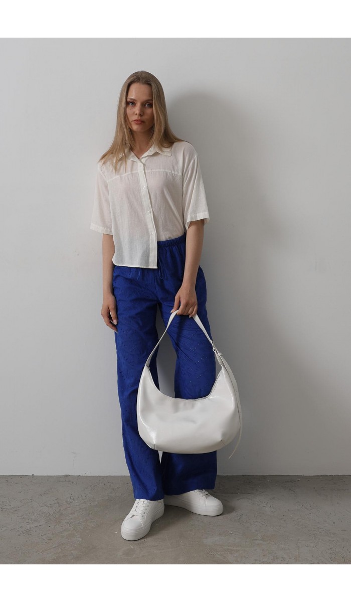 Beli Bağlamalı Brode Pantolon - Saks STD