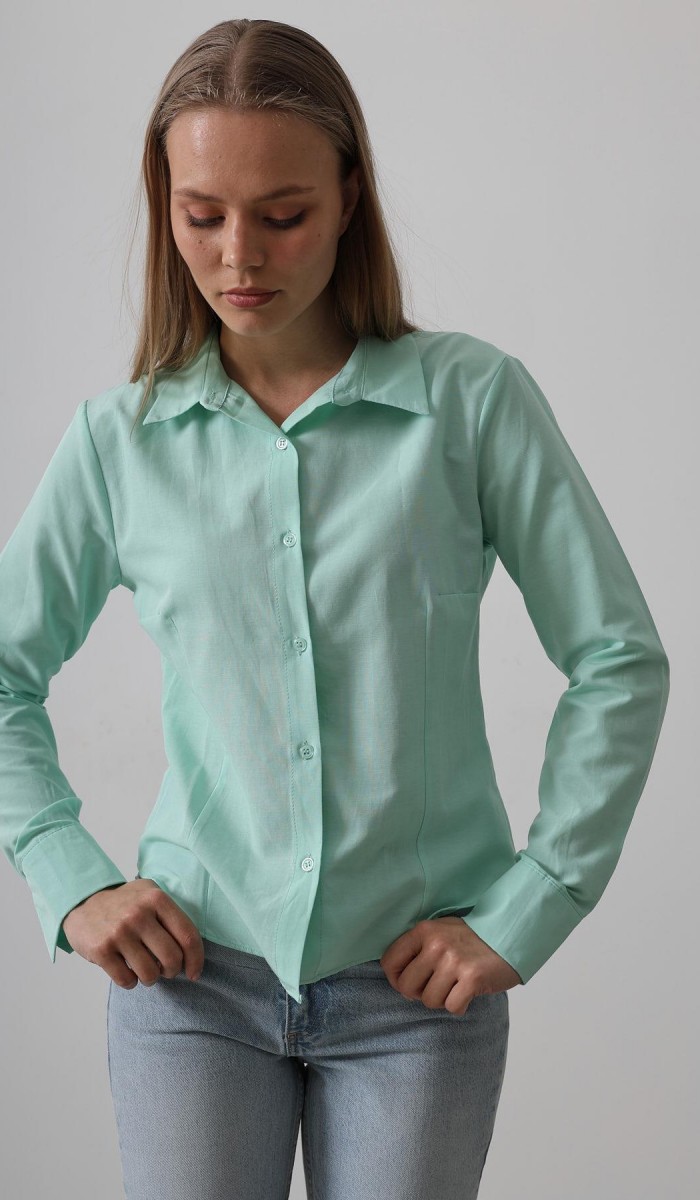 Basic Gömlek - Mint STD