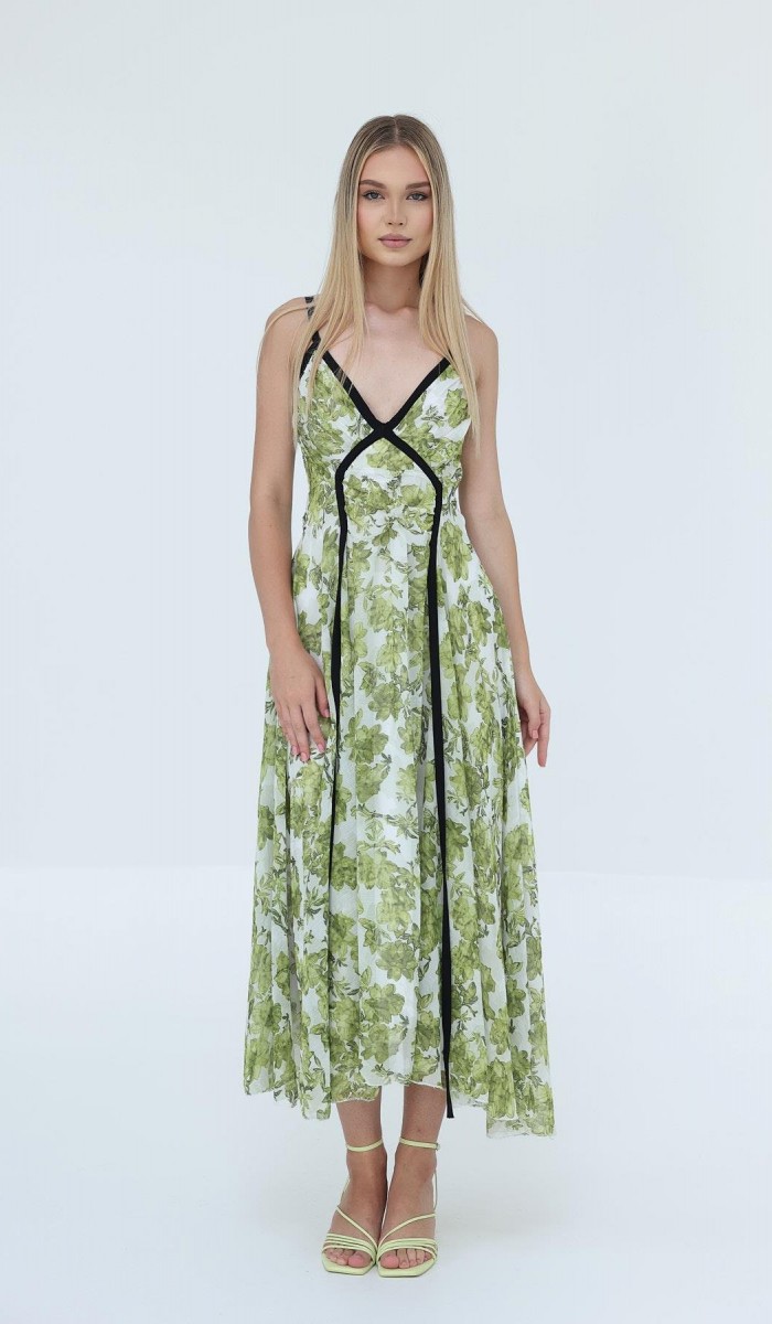 Biyeli Elbise - Yeşil STD Biyeli Elbise - Yeşil STD