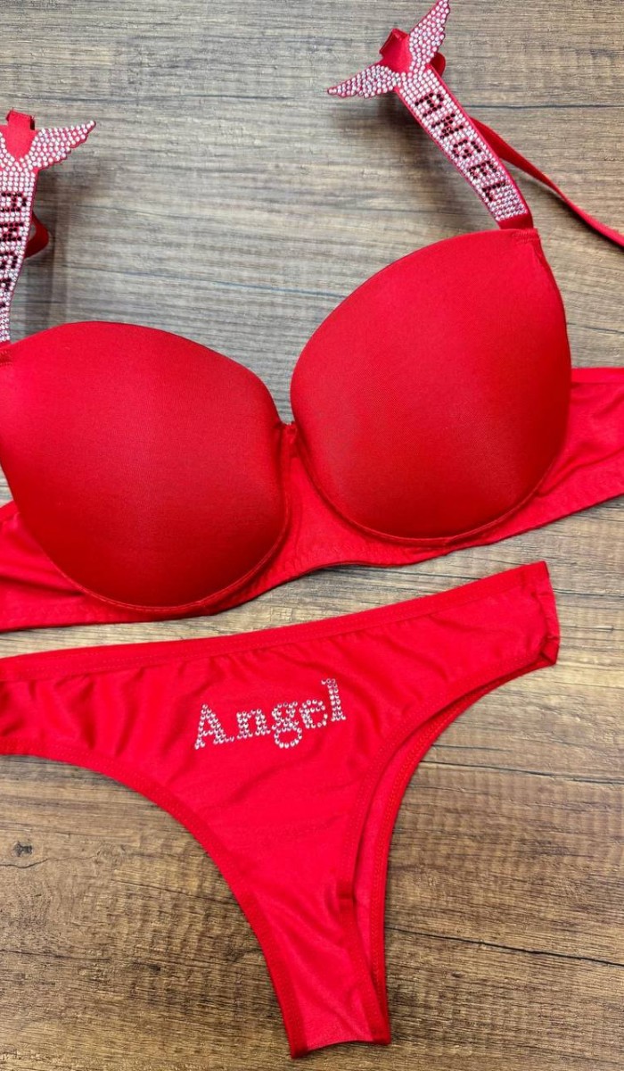  Taşlı Destekli Sütyen Takım 