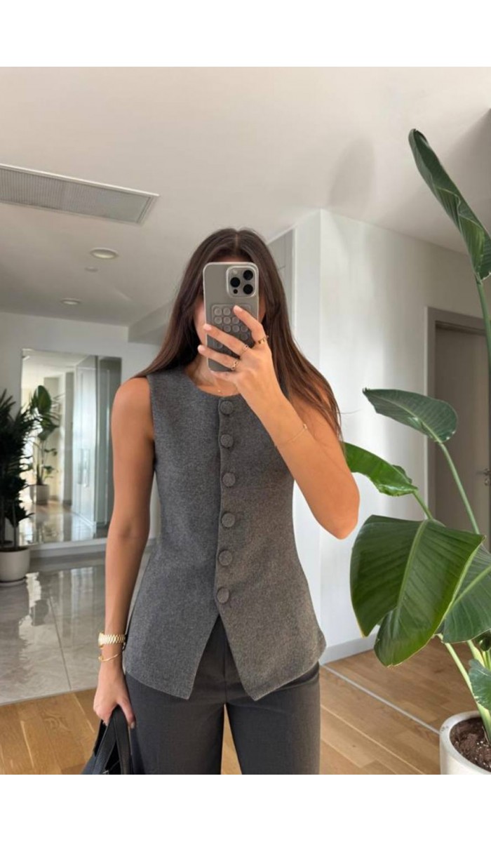 Selanik Kumaş Yelek