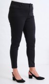 Yüksek Bel Battal Kesim Dar Paça Black Jean Pantolon Yüksek Bel Battal Kesim Dar Paça Black Jean Pantolon