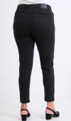 Yüksek Bel Battal Kesim Dar Paça Black Jean Pantolon Yüksek Bel Battal Kesim Dar Paça Black Jean Pantolon