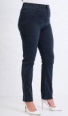 Yüksek Bel Battal Kesim Boru Paça Blue Black Jean Pantolon Yüksek Bel Battal Kesim Boru Paça Blue Black Jean Pantolon