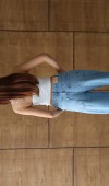 Yüksek Bel Baloon Kalıp Light Blue Jean Pantolon