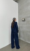 Kadın Cep Detaylı Kollar 3 Düğme Detaylı Rinse Denim Gömlek