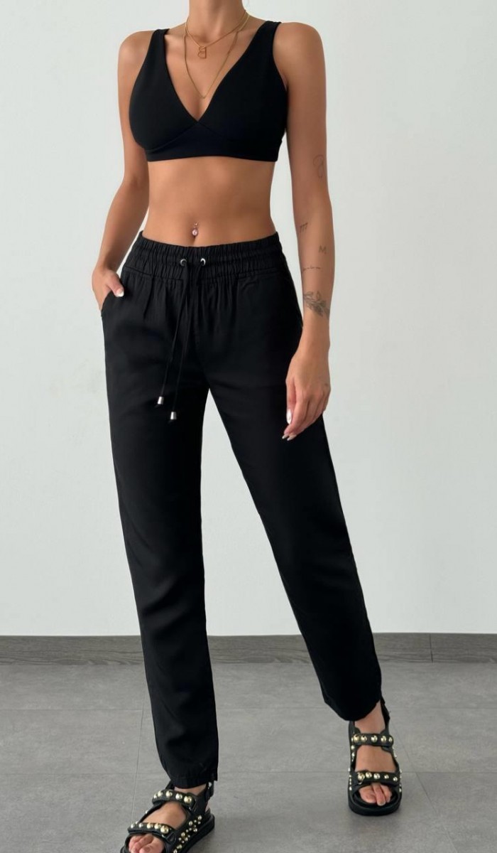 Bel Lastikli Jogger Pantolon