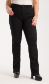 Yüksek Bel Klasik Kesim Black Battal Jean Pantolon