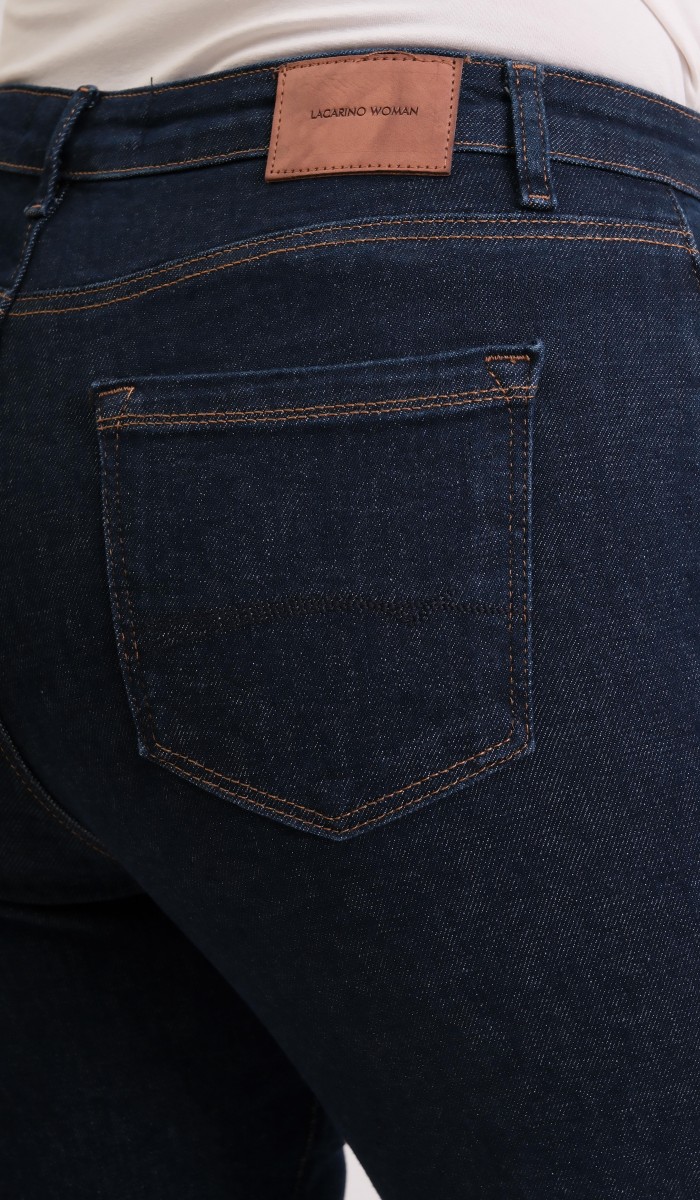Yüksek Bel Dar Paça Rınse Jean Pantolon Yüksek Bel Dar Paça Rınse Jean Pantolon