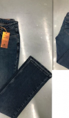 Kadın Yüksek Bel Boru Paça Dark Blue Jean Pantolon