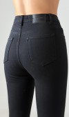Yüksek Bel Dar Paça Kadın Black ;;Jean Pantolon Yüksek Bel Dar Paça Kadın Black ;;Jean Pantolon