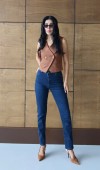 Yüksek Bel Klasik Kesim Dar Paça Blue Black Jean Pantolon
