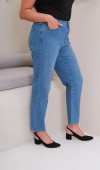 Yüksek Bel Blue Mom Jean Pantolon Yüksek Bel Blue Mom Jean Pantolon