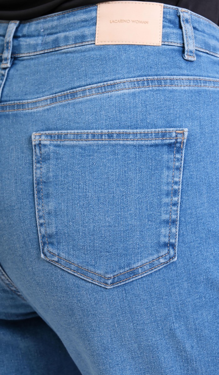 Yüksek Bel Blue Mom Jean Pantolon Yüksek Bel Blue Mom Jean Pantolon