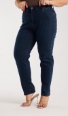 Kadın Yüksek Bel Yarım Boru Paça Blue Black Jean Pantolon Kadın Yüksek Bel Yarım Boru Paça Blue Black Jean Pantolon