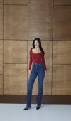 Yüksek Klasik Kesim Blue Jean Pantolon