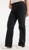 Yüksek Bel Geniş Kesim Füme Jean Pantolon Yüksek Bel Geniş Kesim Füme Jean Pantolon